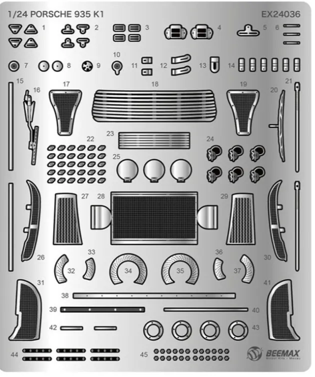 Beemax : Photodecoupe Porsche 935 Turbo 1979 LM winner (1/24)
