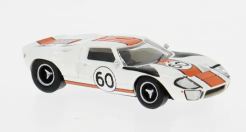 [BRE 18557] Brekina : Ford GT40 n°60 LE Mans J.Neerpasch/J.Ickx (1/87)