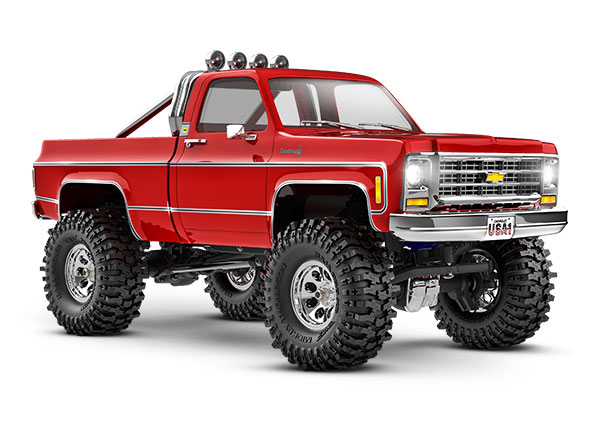 [TAX 97064-RED] Traxxas :  Traxxas TRX-4M High Trail Crawler with 1979 Chevrolet K10 (Rouge)