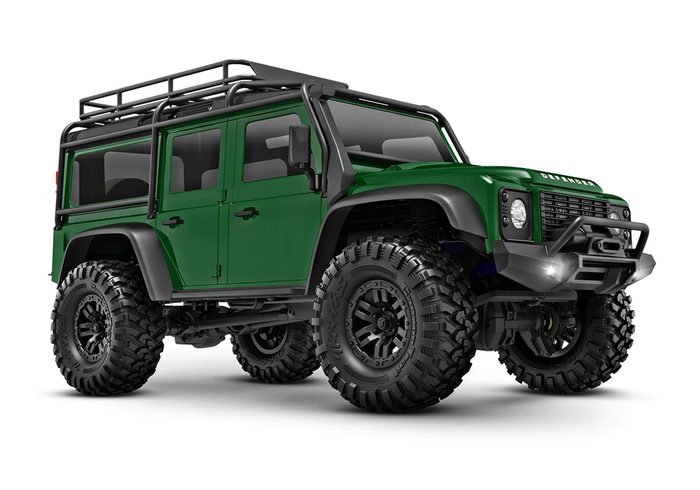 [TAX 97054-1-GRN] Traxxas :  Traxxas TRX-4M 1/18 Scale and Trail Crawler Land Rover 4WD Electric Truck with TQ [1/18] (Green)