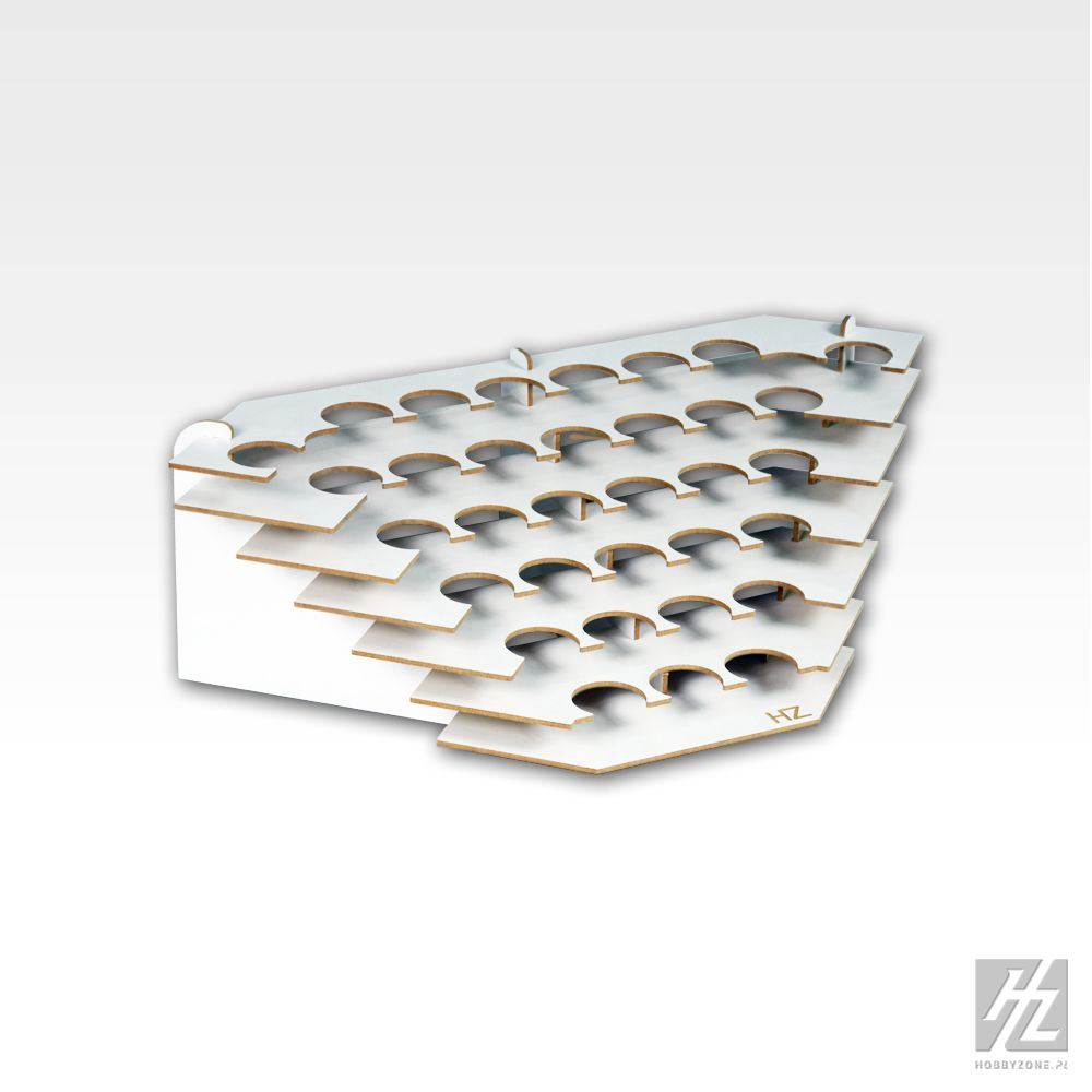 [HZ S2Nb] Hobbyzone : Rack de coin pour peinture 36mm (Large) (HZ-S2Nb)