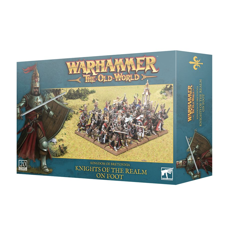 [GAW 06-08] Kingdom of Bretonnia : Knights of the Realm on Foot │ Warhammer The Old World