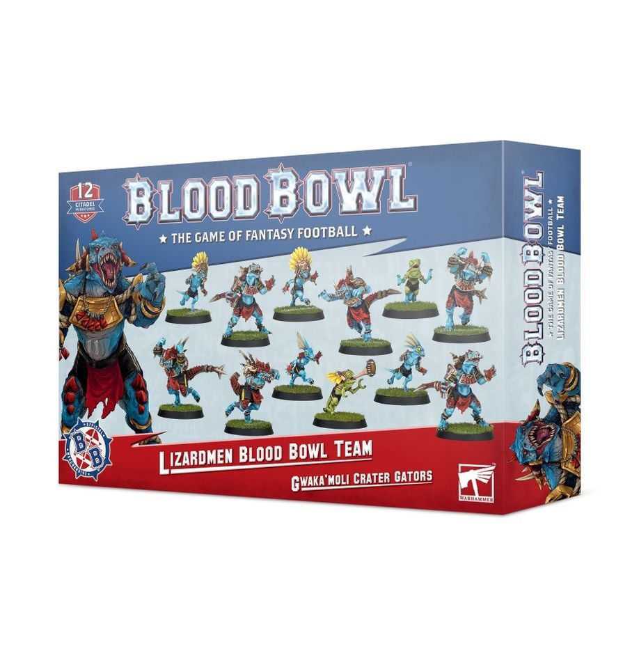 [GAW 200-74] Blood Bowl : Lizardmen Blood Bowl Team "Gwaka'Moli Crater Gators" │ The Game of Fantasy Football