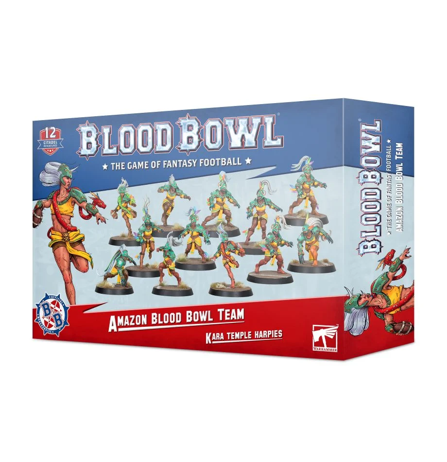 Blood Bowl : Amazon Blood Bowl Team "Kara Temple Harpies" │ The Game of Fantasy Football