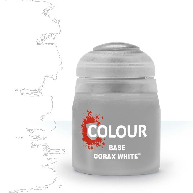 [GAW 21-52] Citadel Color : Corax White (12ml) │ Base