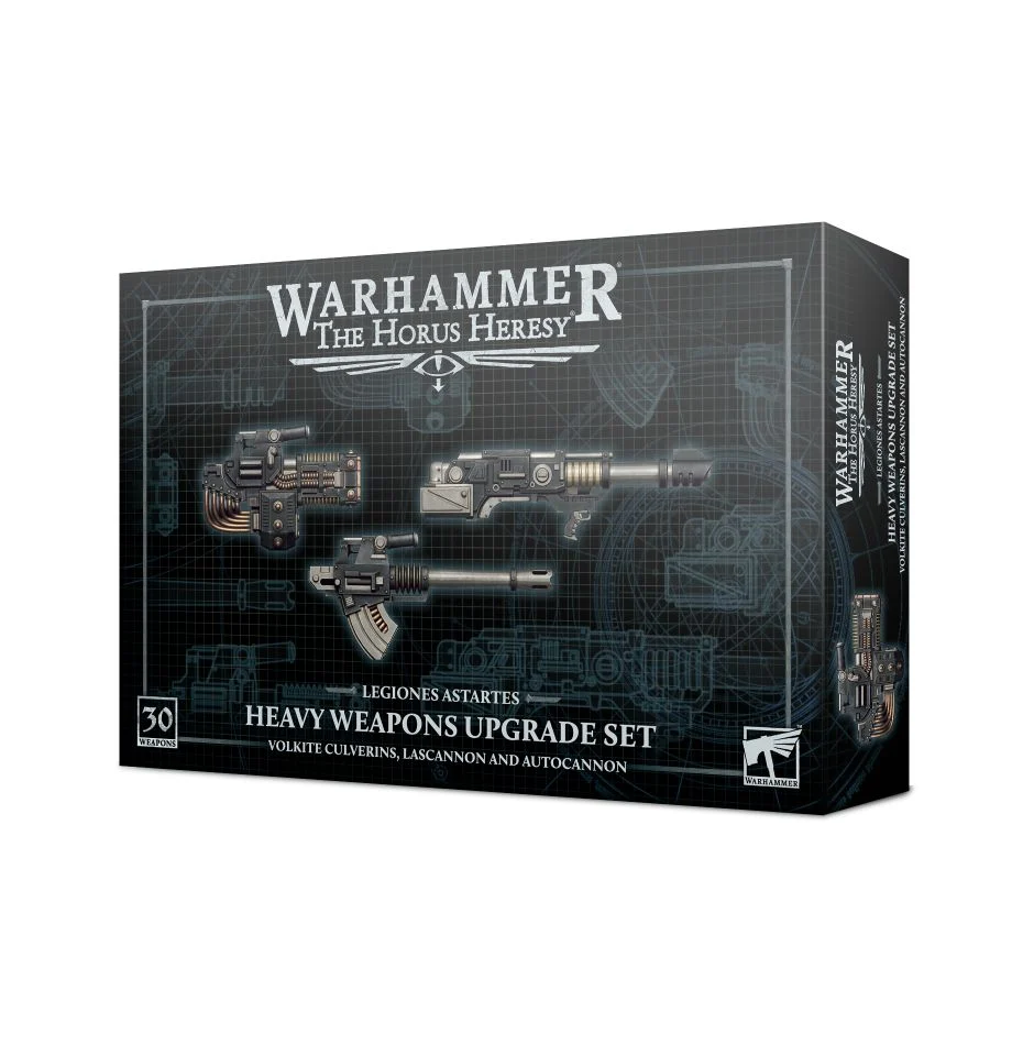 [GAW 31-13] Legiones Astartes : Heavy Weapons Upgrade Set - Volkite Culverins, Lascannon and Autocannon │ Warhammer The Horus Heresy