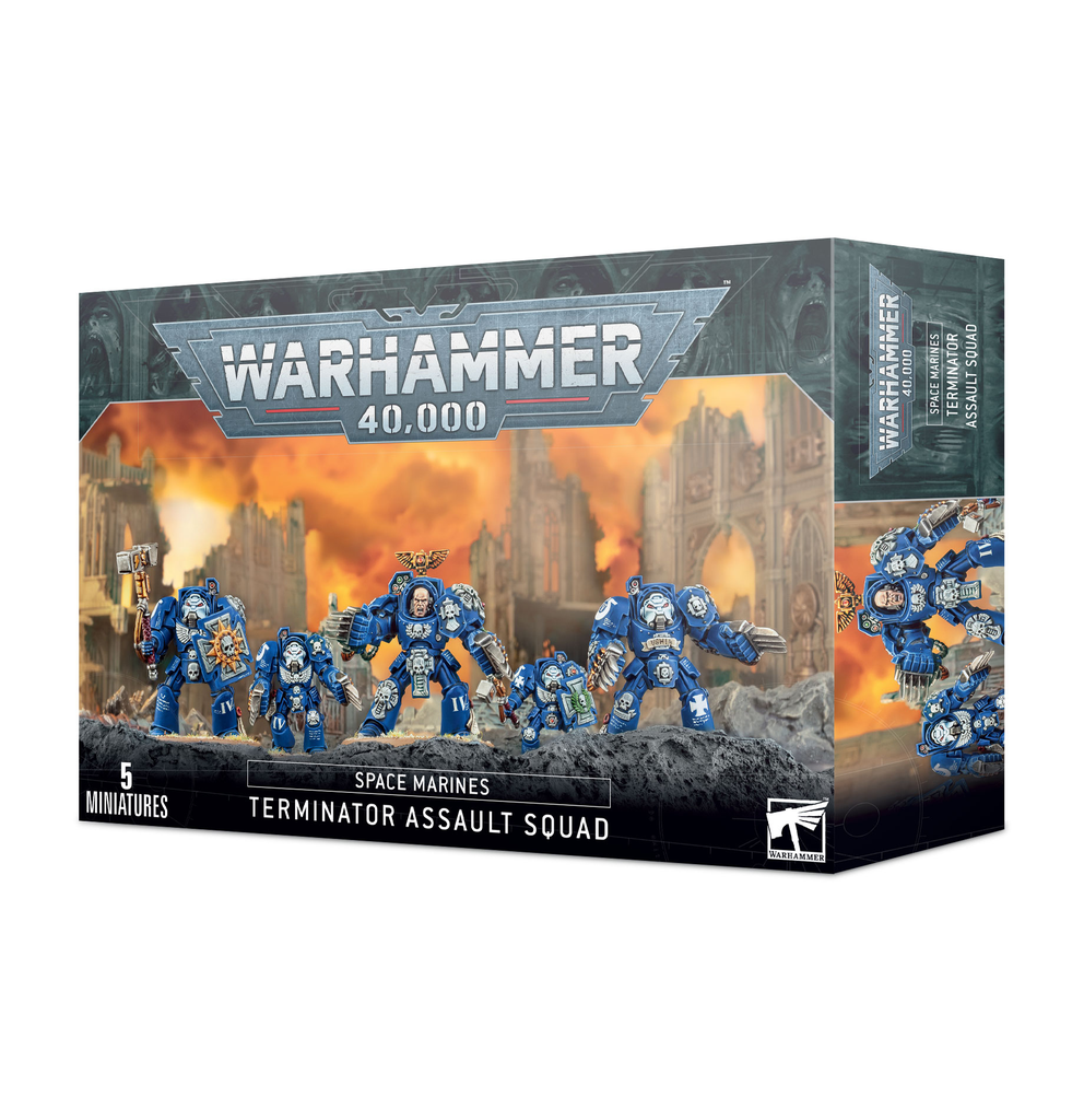 [GAW 48-34] Space Marines : Terminator Assault Squad (OLD) │ Warhammer 40.000
