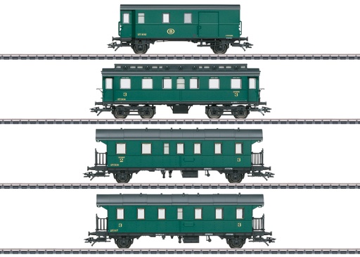 [MKN 43054] Marklin : 4 Voitures Voyageurs pour type 81 SNCB/NMBS 