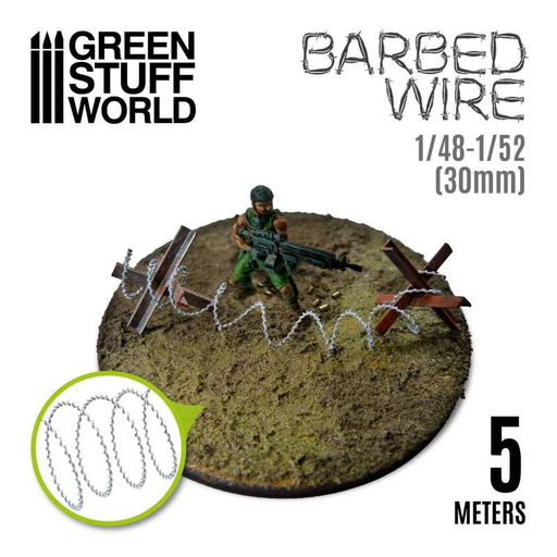 [GSW 11031] Green Stuff : Barbelés (5m) (30mm)