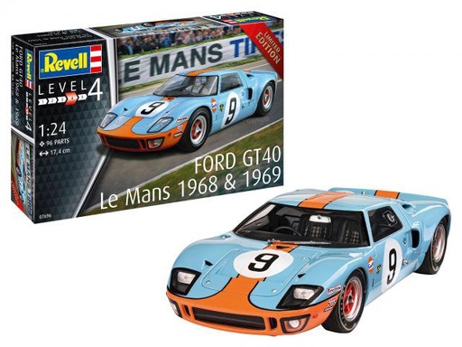 [REV 07696] Revell : Ford GT40 Le Mans 
