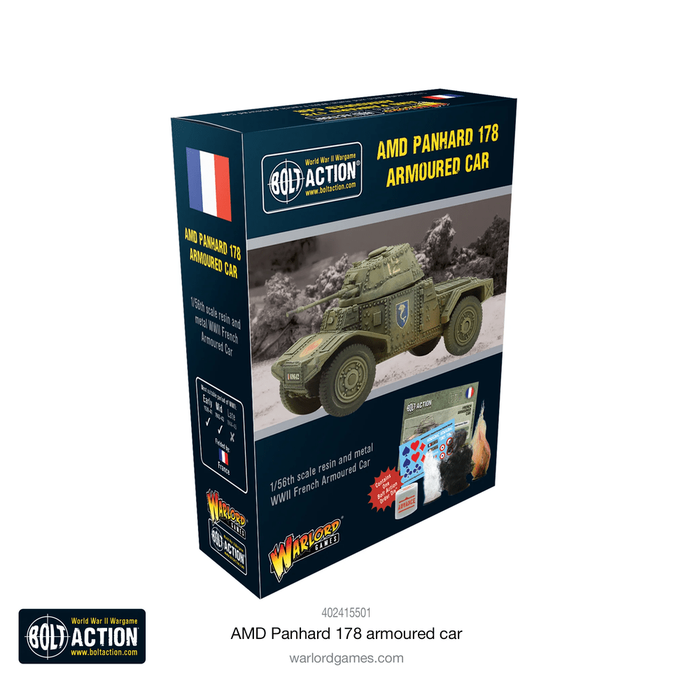 Bolt Action : AMD Panhard 178 Armoured Car │ Early - Mid | Hobby2000 ...