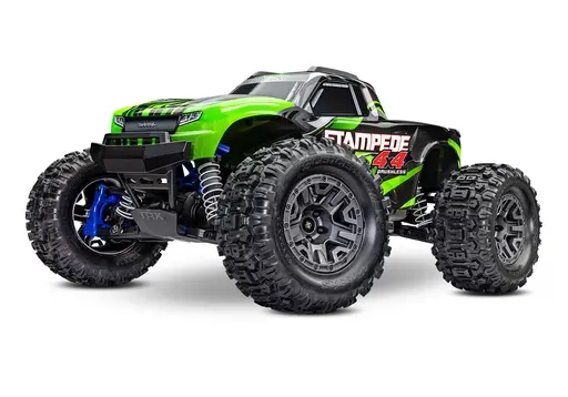 [TAX 67154-4-GRN] Traxxas : Stampede 4x4 BL-2s TQ (Vert) [TRX67154-4-GRN]