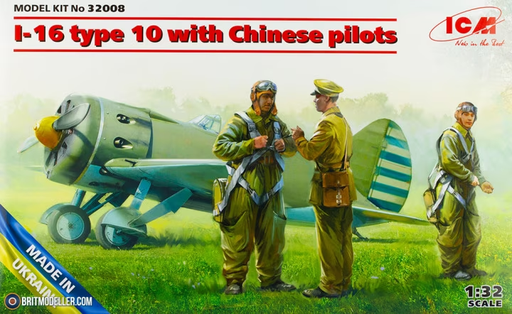 [ICM 32008] ICM : I-16 type 10 with Chinese pilots
