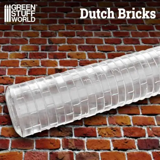 [GSW 1336] Green Stuff : Rolled Pin "Dutch Bricks"