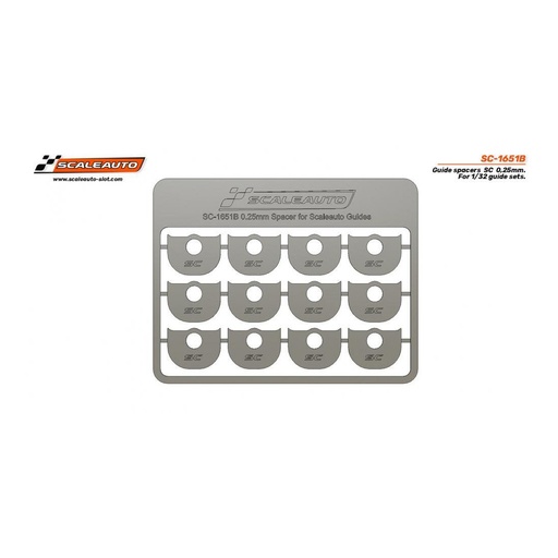 [SCT SC-1651B] Scaleauto : Espaceurs de guiide 0.25mm