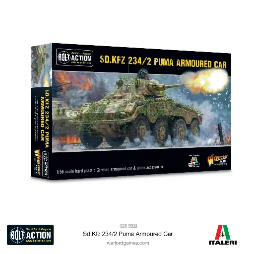[WLG 402012009] Bolt Action : Sd.Kfz 234/2 Puma Armoured Car │ Late