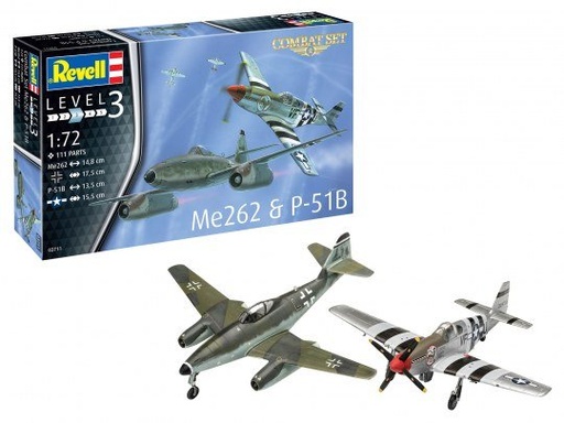 [REV 03711] Revell : Me 262 & P-51B 