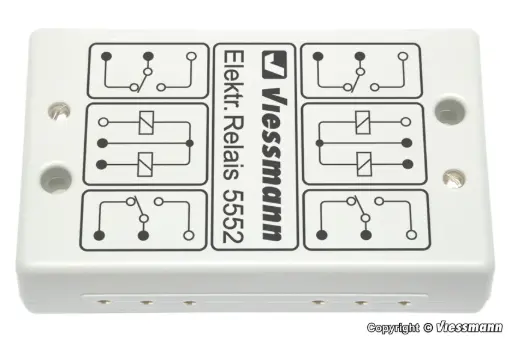 [VIE 5552] Viessmann : Elektronisches Relais 2x2UM