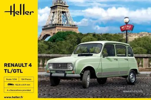 [HEL 80759] Heller : Renault 4L Version GTL