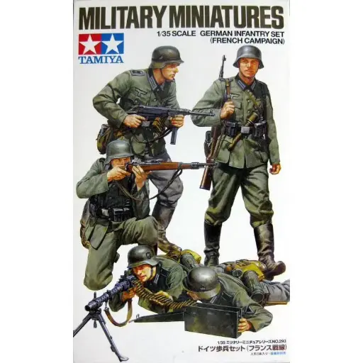 [TYA 35293] Tamiya : German Infrantry Set (French Campaign) │ Military Miniatures