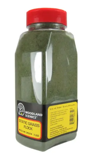 [WOO FL635] FLOCAGE - MEDIUM GREEN