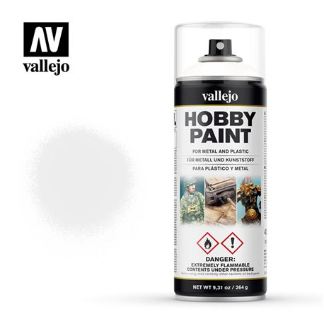 [VAL 28010] Vallejo : Spray Blanc Primer │ (400ml)