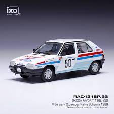 [IXM RAC431SP] Ixomodels : Skoda Favorit 136L n°50 Bohemia Rallye 1989
