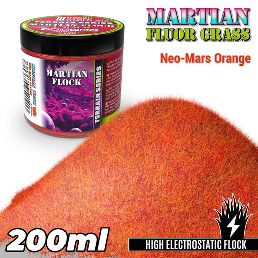 [GSW 12621] Green Stuff : Flocage Neo Mars (200ml) │ 4-6mm Martian Flock - Terrain Series