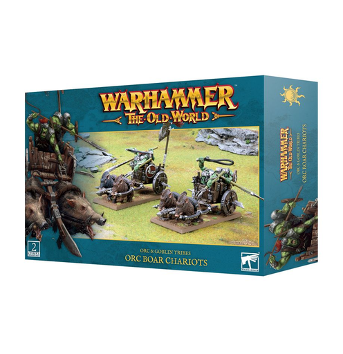 [GAW 09-07] Orc & Goblin Tribes : Orc Board Chariots │ Warhammer The Old World