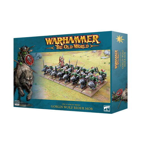 [GAW 09-09] Orc & Goblin Tribes : Goblin Wolf Rider Mob │ Warhammer The Old World