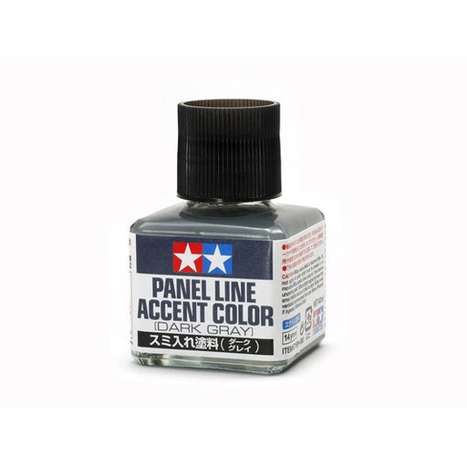 [TYA 87199] Tamiya : Panel Line - Dark Grey │ Accent Color
