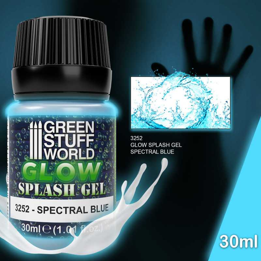 [GSW 3252] Green Stuff : Splash Gel Glow - Bleu spectral (30ml)