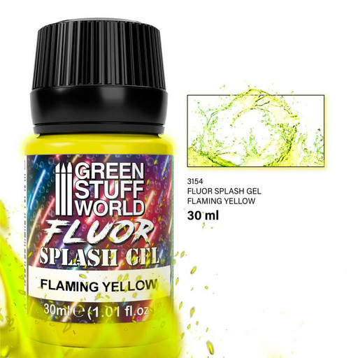 [GSW 3154] Green Stuff : Splash Gel - Jaune flamboyant (30ml)
