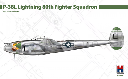 [HO2 48028] Hobby2000 : P-38L Ligthning │80th Fighter Squadron