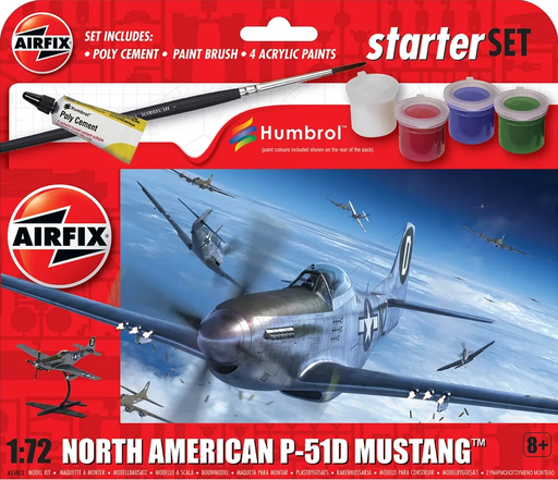 [AIR A55013] Airfix : North American P-51D Mustang │ Starter Set 