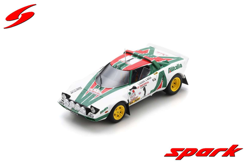 [SPK S9089] Spark model : Lancia Stratos HF No.1 Winner Tour de Corse - Rallye de France 1976 S. Munari - S. Maiga