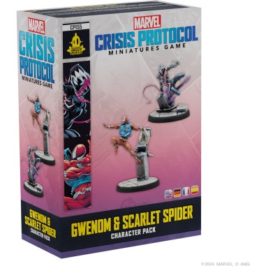 [AMG CP155] Marvel Crisis Protocol : Gwenom & Scarlet Spider [Multi-Langue] │ Character Pack