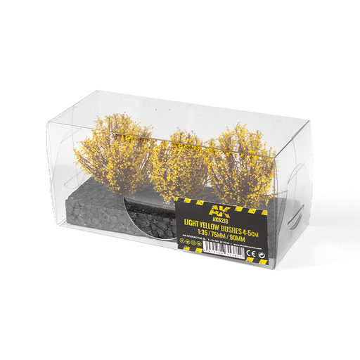 [AK 8218] AK interactive : Arbustes Jaune Claire 4-5 cm 1/35 - 75mm - 90mm