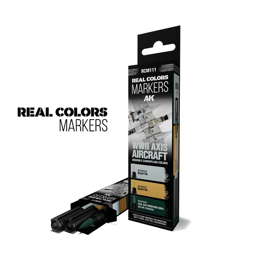 [AK RCM111] AK : Set de 3 Real Colors Markers │ (RCM026, RCM027, RCM030)