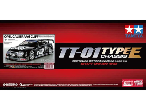 [TRC 58701L] Tamiya : TT-01 type E │ Opel Calibra V6 Cliff [RTR Special Kit]