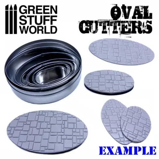 [GSW 1998] Green Stuff : Cutters ovales for bases