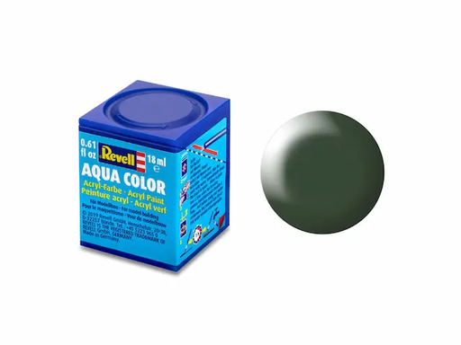 [REV 36363] Revell : 363 - Satin Dark Green (18ml) │ Aqua Color