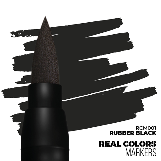 [AK RCM001]  Ak : RCM001 - Rubber Black │ Real Colors Markers 