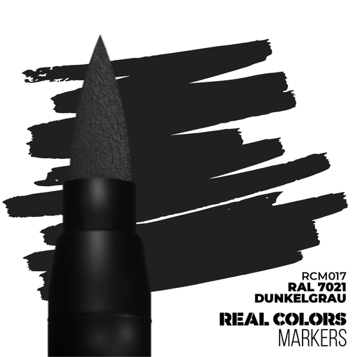 [AK RCM017]  Ak : RCM017 - Dunkelgrau Ral 7021 │ Real Colors Markers 