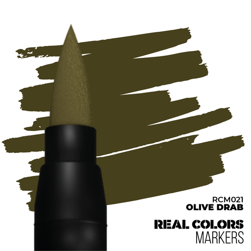 [AK RCM021]  Ak : RCM021 - Olive Drab │ Real Colors Markers 