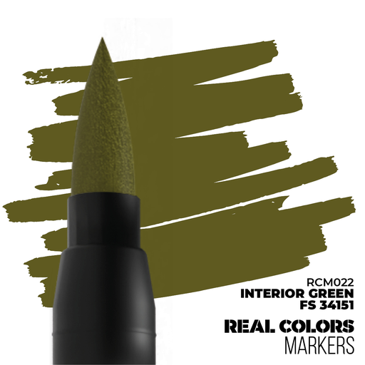 [AK RCM022]  Ak : RCM022 - Interior Green FS 34151 │ Real Colors Markers 