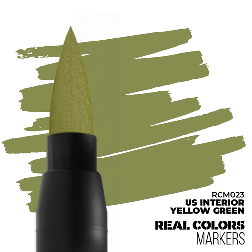 [AK RCM023]  Ak : RCM023 - US Interior Yellow Green  │ Real Colors Markers 