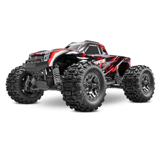 [TAX 90376-4RED] Traxxas : Stampede 4x4 VXL HD TQi TSM │ Rouge [TRX90376-4RED]