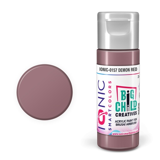 [MIG IO-0157] Ammo Mig : 157 - DEMON RED (20ml) │ Ionic Smart Color