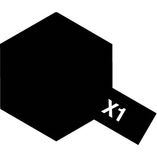 [TYA 81001] Tamiya : X1 - Noir Brillant (10ml) │ Acrylique Color